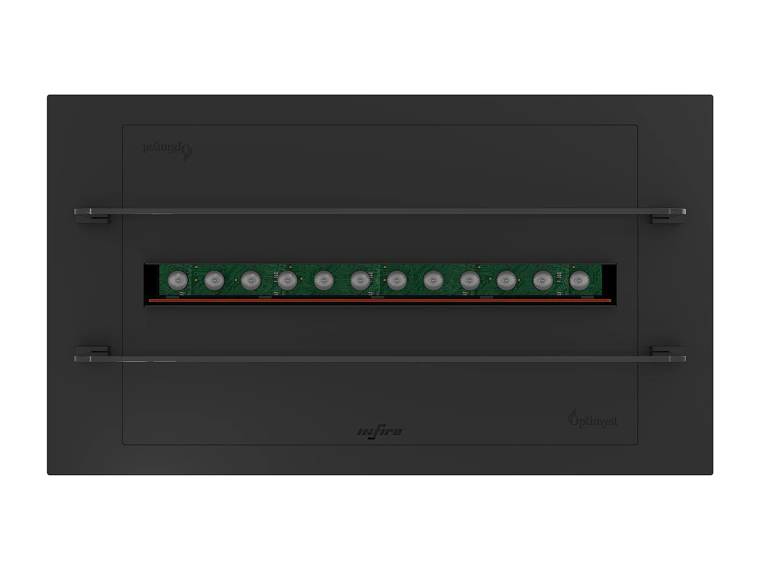 Cheminée encastrable à vapeur d'eau LED multicolore 70 cm INVAPO INSERT