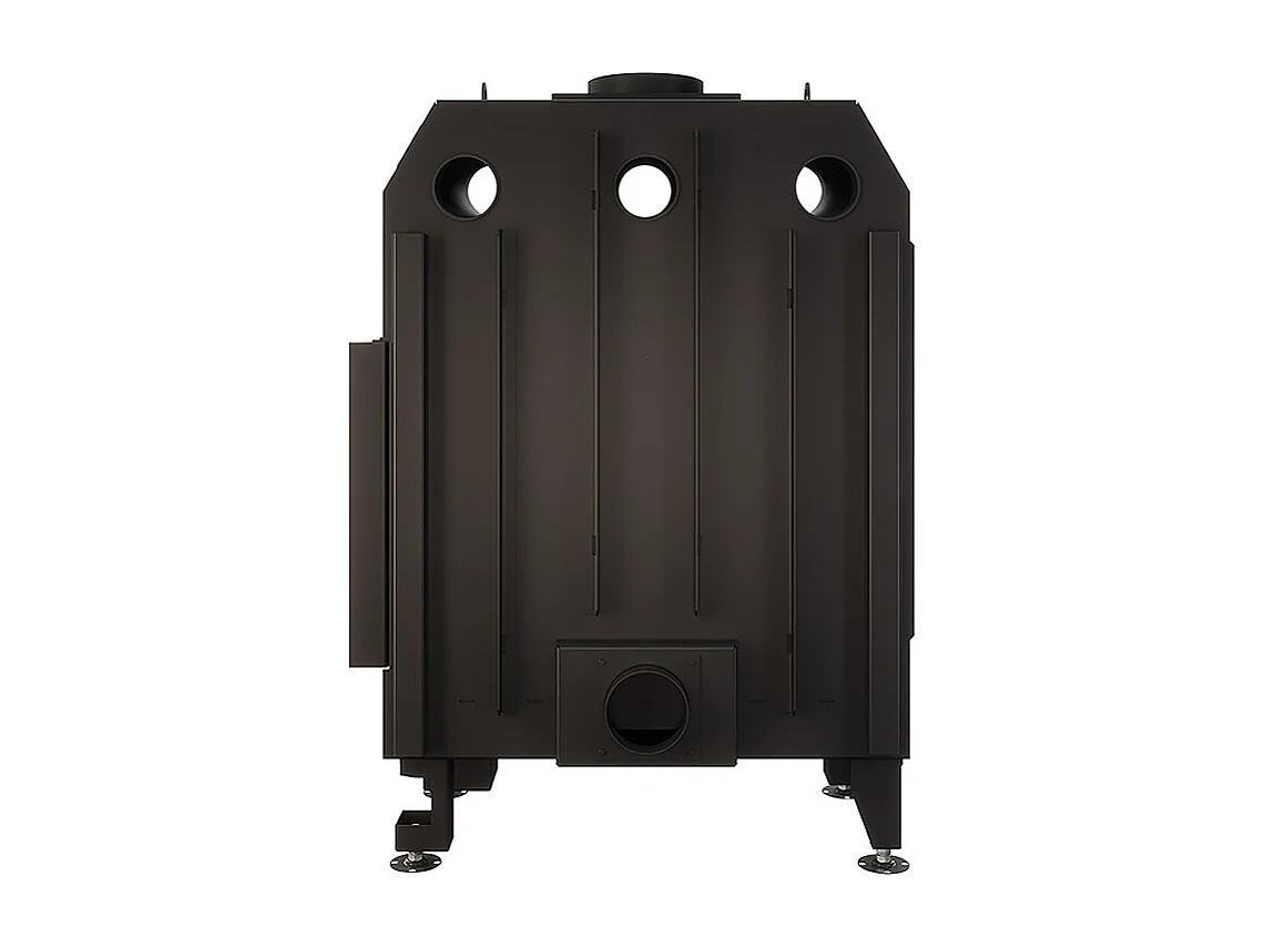 Cheminée d'angle Insert Ouverture à droite Noir Energy 85x50x47 (17 kW) ECO