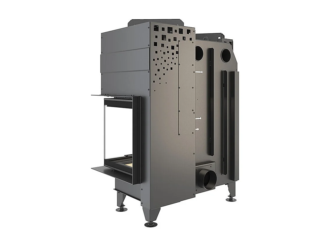 Cheminée d'angle Insert ouverture droite Energy Up 85x50x47 (17,0 kW) ECO