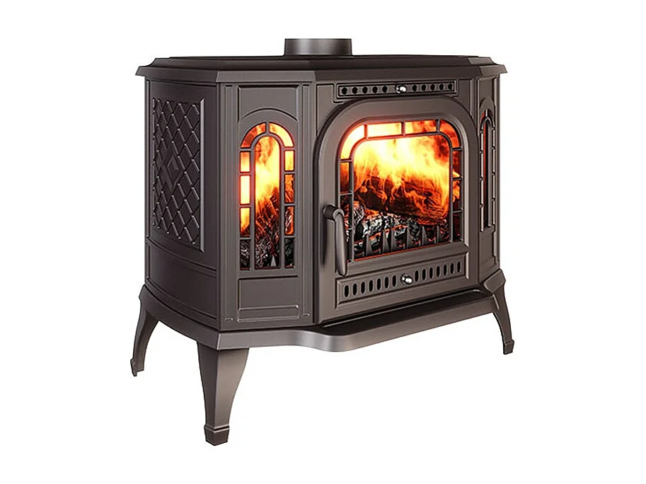 Poêle à bois sur pied - P7 (10,5 KW) ECO