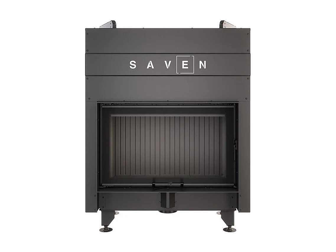 Kamineinsatz aus schwarzem Holz – Energy Up 80x50 (17,0 kW) ECO