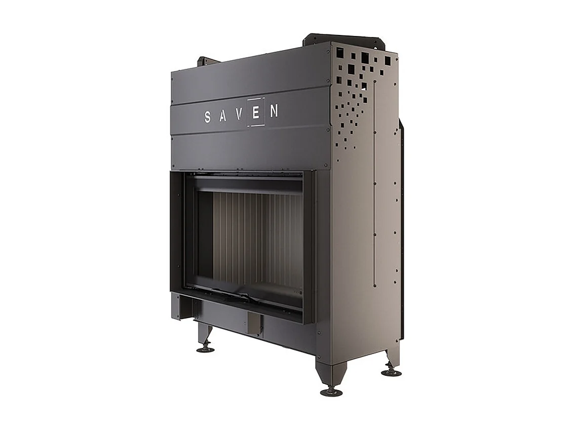 Kamineinsatz aus schwarzem Holz – Energy Up 80x50 (17,0 kW) ECO