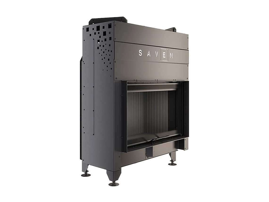 Kamineinsatz aus schwarzem Holz – Energy Up 80x50 (17,0 kW) ECO