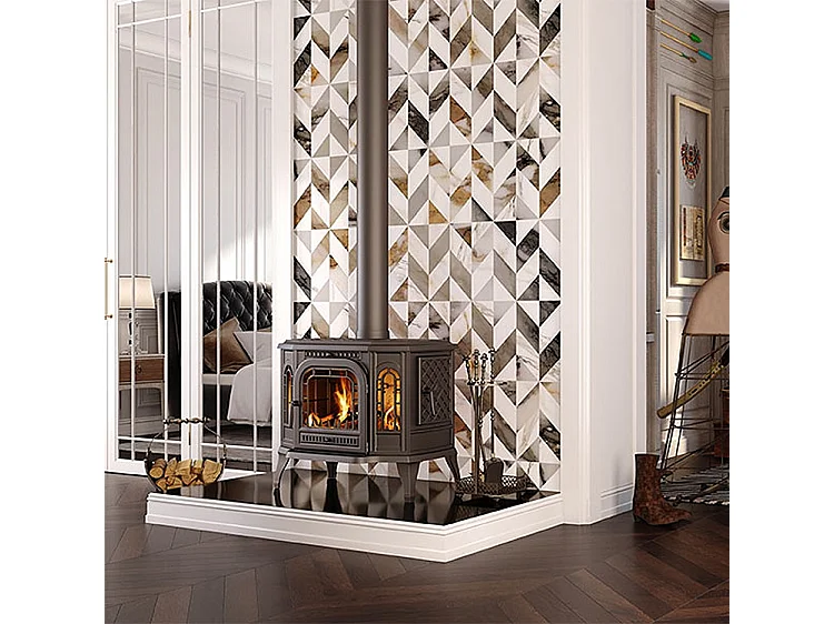 Poêle à bois sur pied - P7 (10,5 KW) ECO