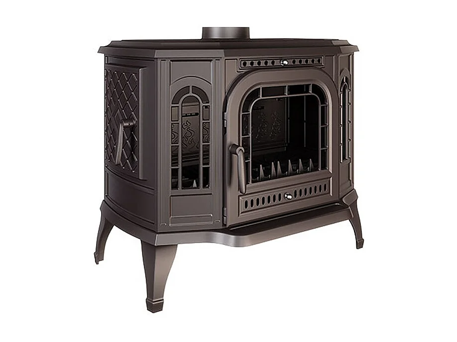 Poêle à bois sur pied - P7 (10,5 KW) ECO