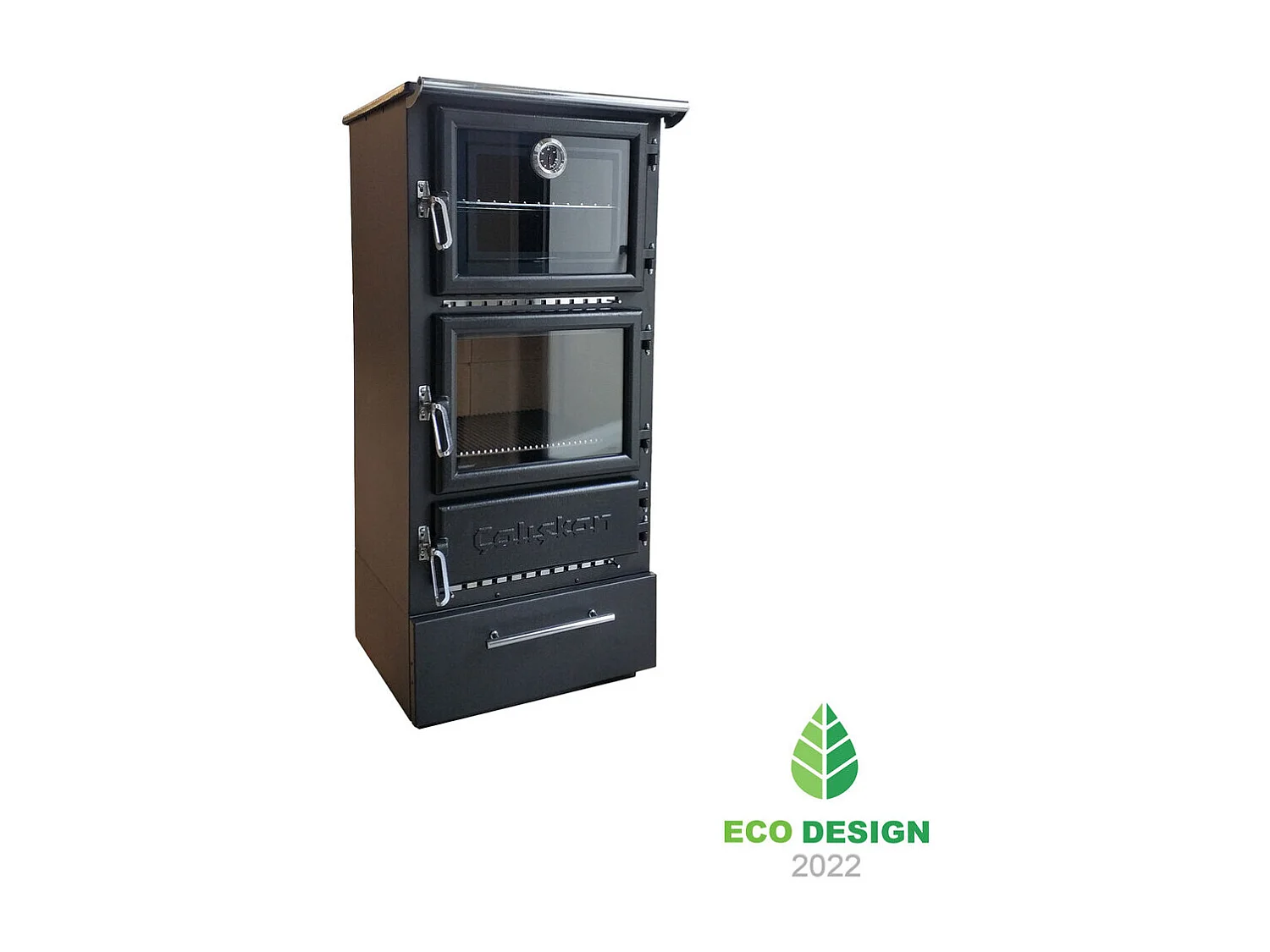 Poêle à bois autoportant avec four - Box  306