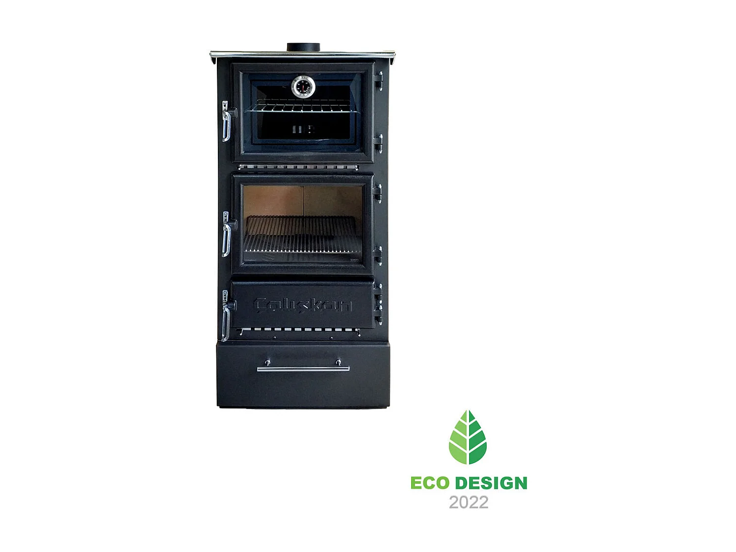 Poêle à bois autoportant avec four - Box  306