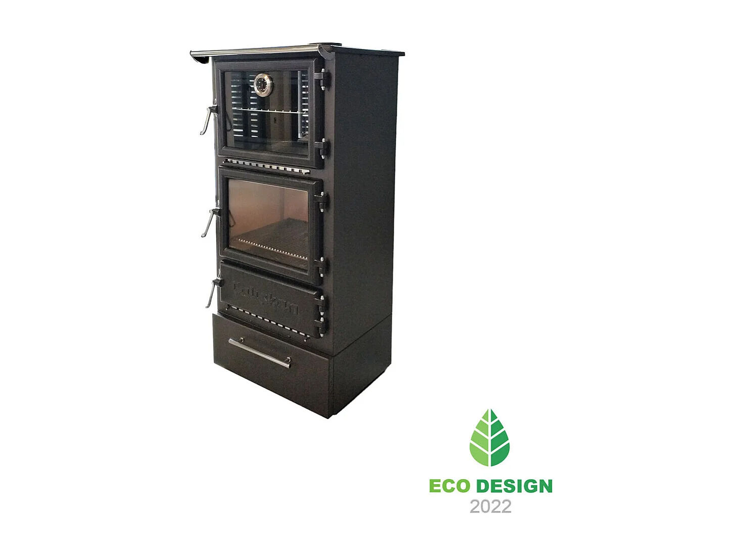 Poêle à bois autoportant avec four - Box  306