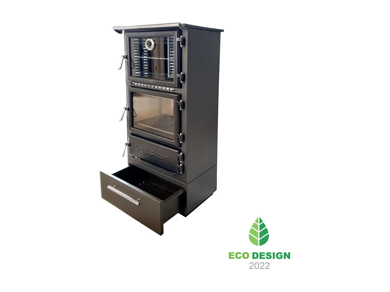 Poêle à bois autoportant avec four - Box  306