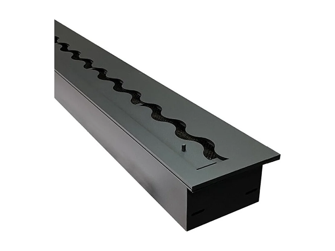 FALA 200 - Brûleur/Insert Bioéthanol Encastrable avec Conteneur de Sécurité 150 Cm / Capacité 12,7L