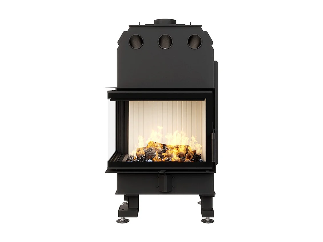 Cheminée d'angle Insert Ouverture gauche Energy 65x50x47 (14,5 kW) ECO