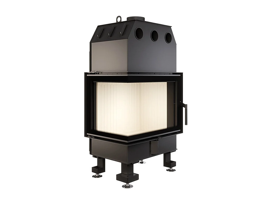 Cheminée d'angle Insert Ouverture gauche Energy 65x50x47 (14,5 kW) ECO