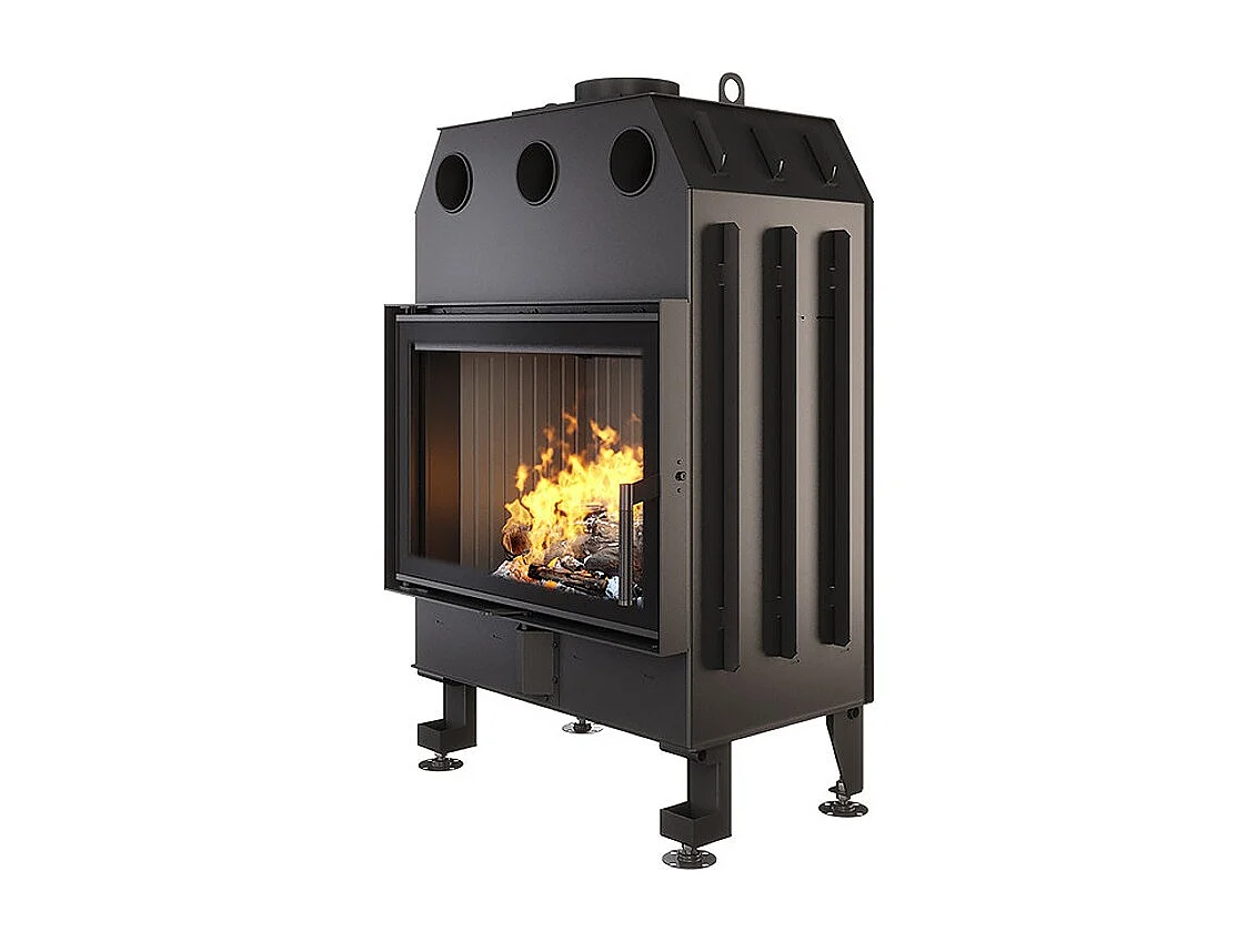 Insert de cheminée à bois Noir - Energy 70x50 (15,1 kW) ECO