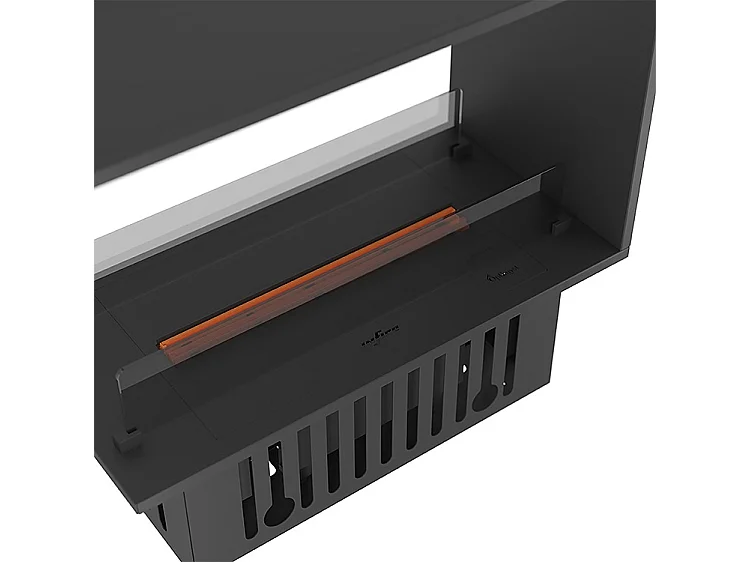 INVAPO U800 - Cheminée à vapeur d'eau LED multicolore à trois faces avec remplissage automatique