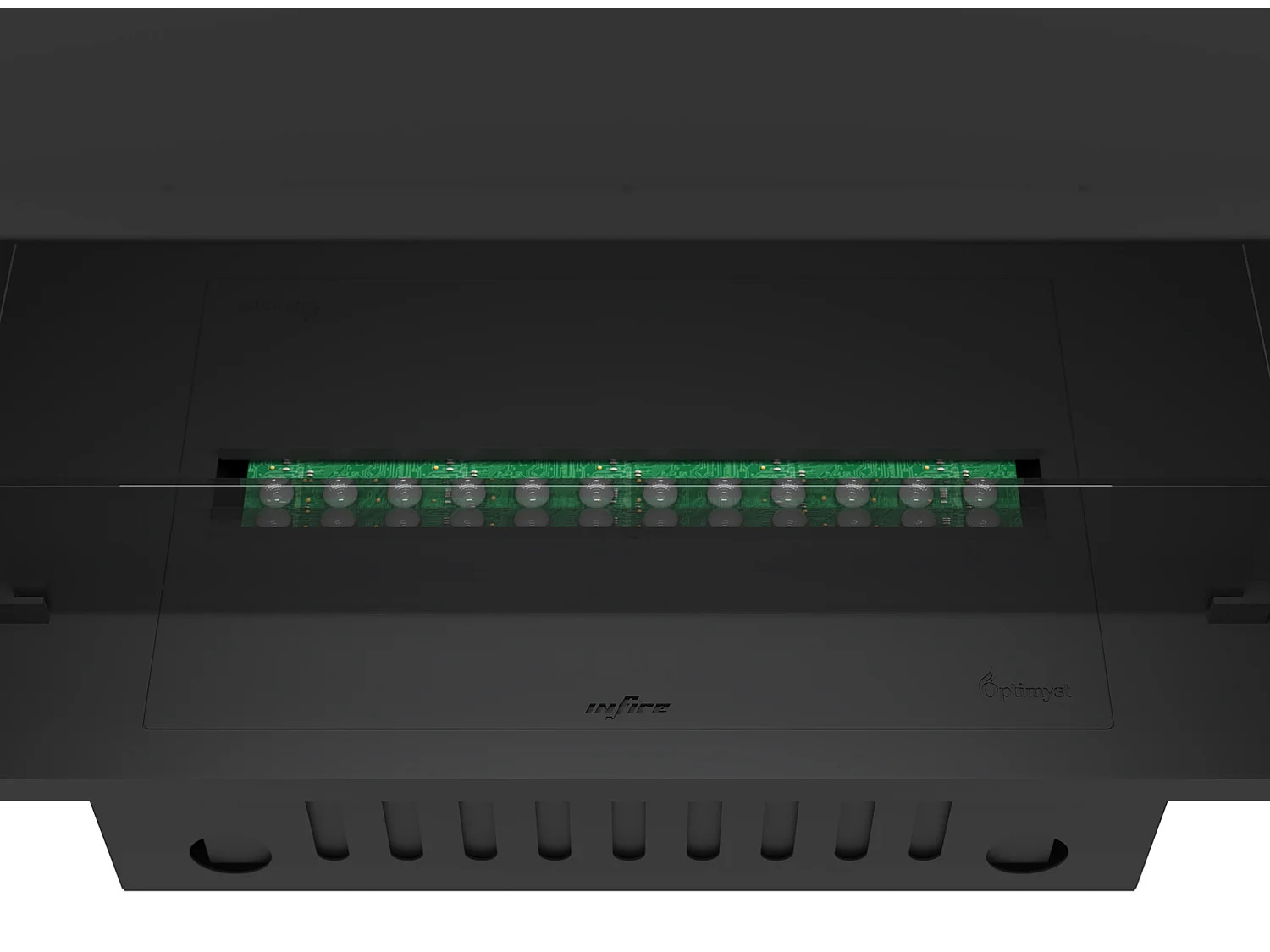 Cheminée à vapeur d'eau LED multicolore INVAPO INSIDE 80 cm