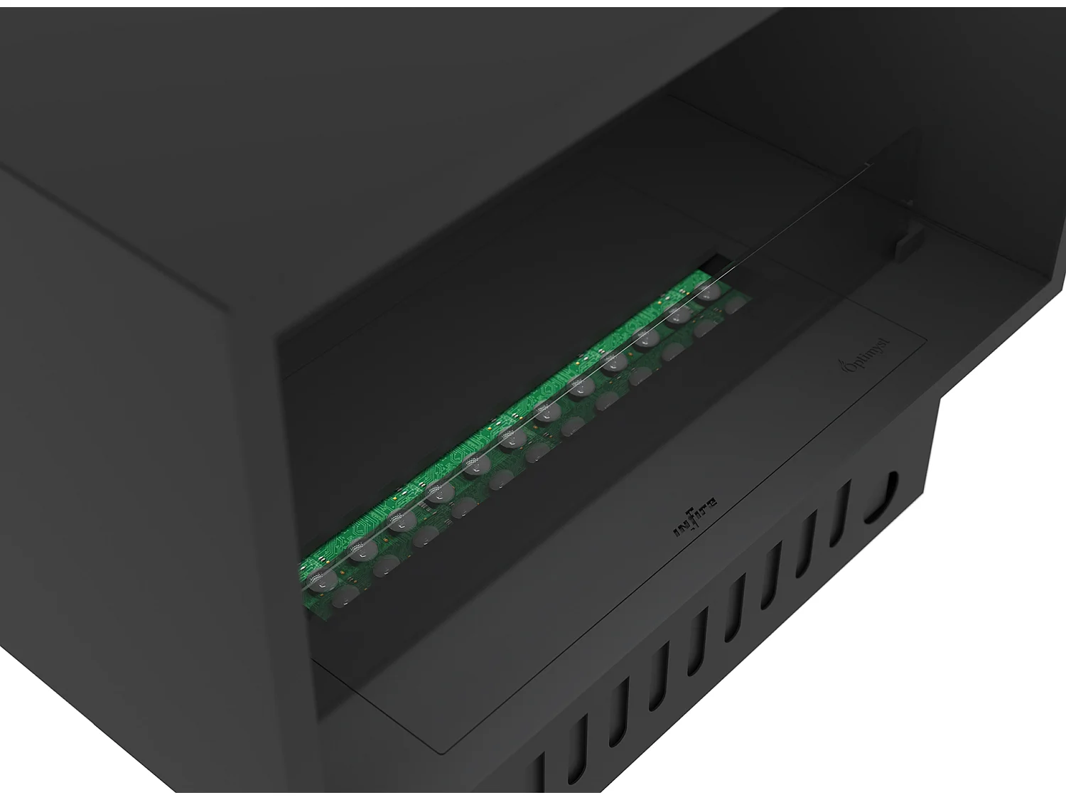 Cheminée à vapeur d'eau LED multicolore INVAPO INSIDE 80 cm