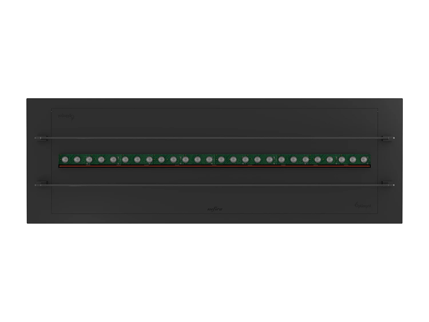 Cheminée encastrable à vapeur d'eau LED multicolore 120 cm INVAPO INSERT