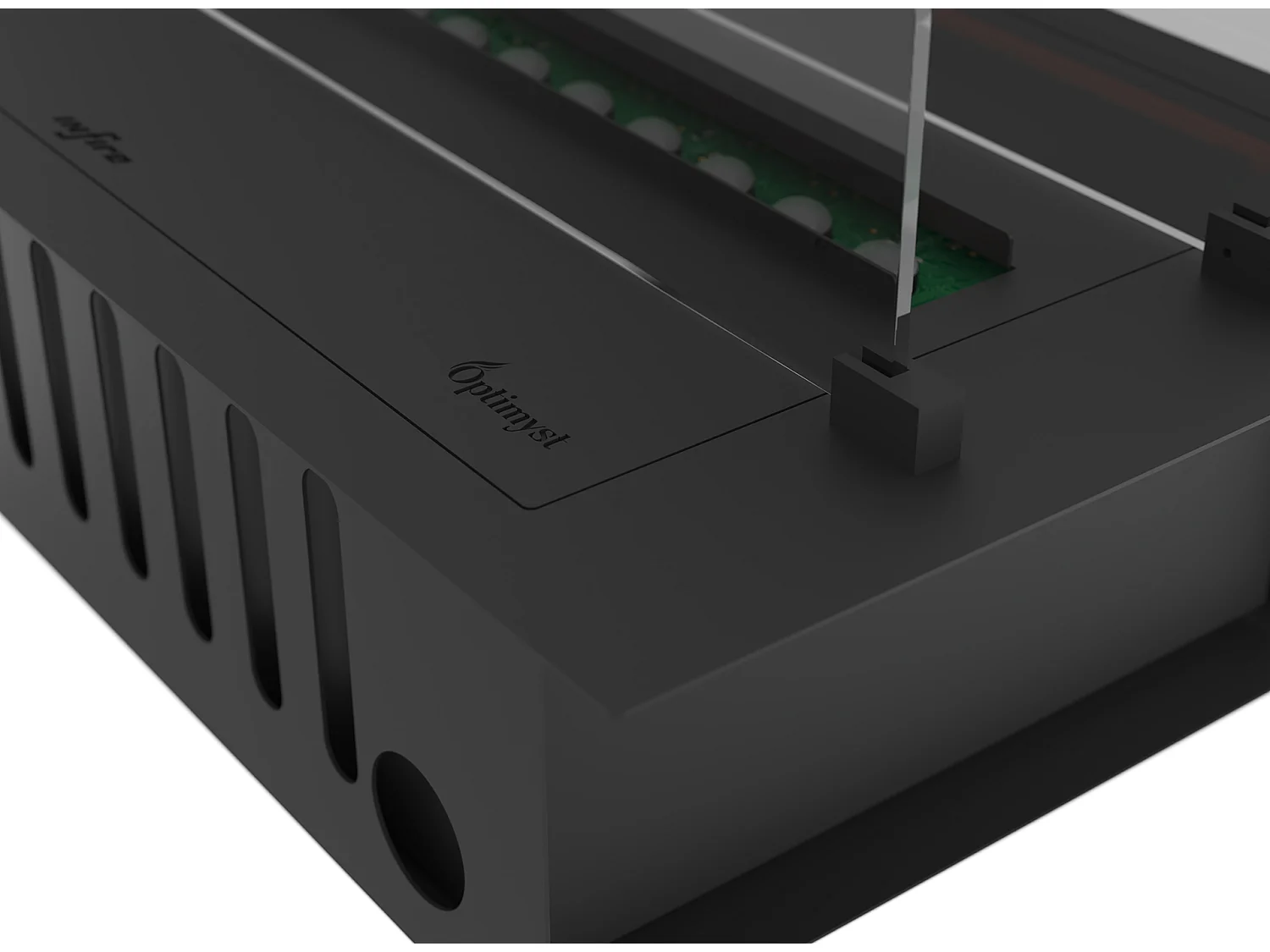 Cheminée encastrable à vapeur d'eau LED multicolore avec remplissage automatique 70 cm INVAPO INSERT