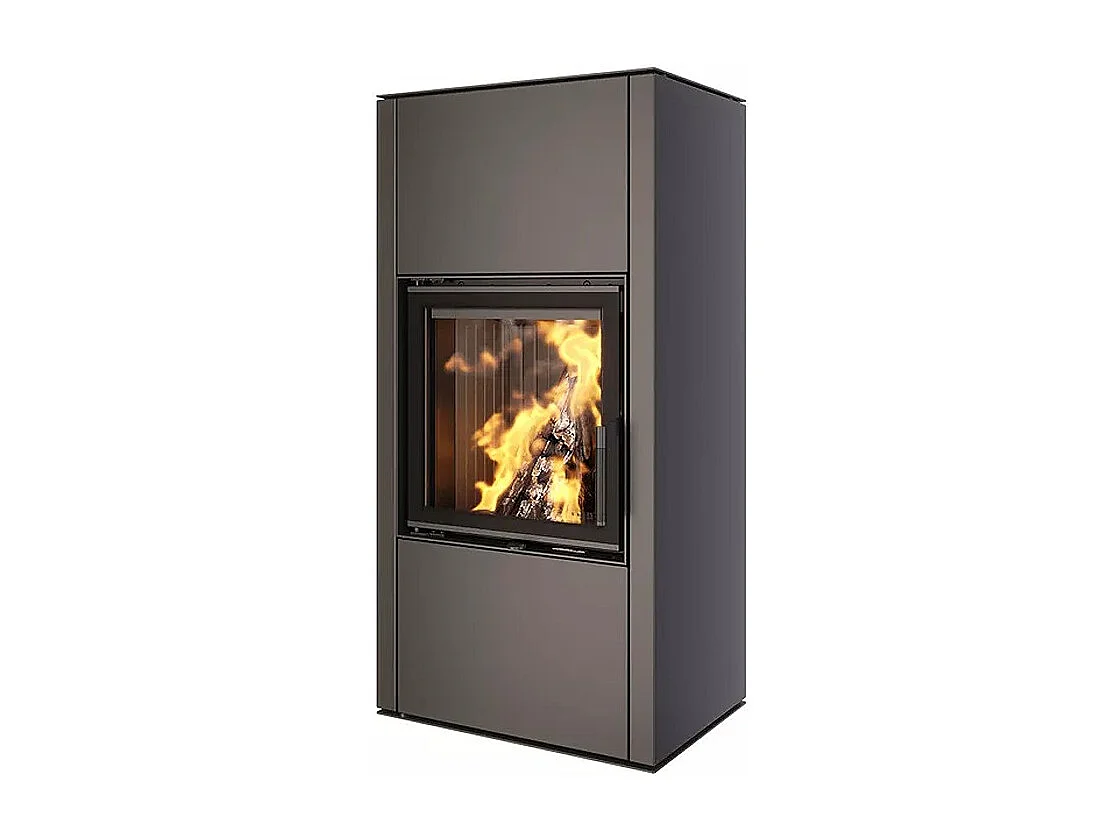Poêle cheminée à bois - Vatra XL Noir 50x50 ECO
