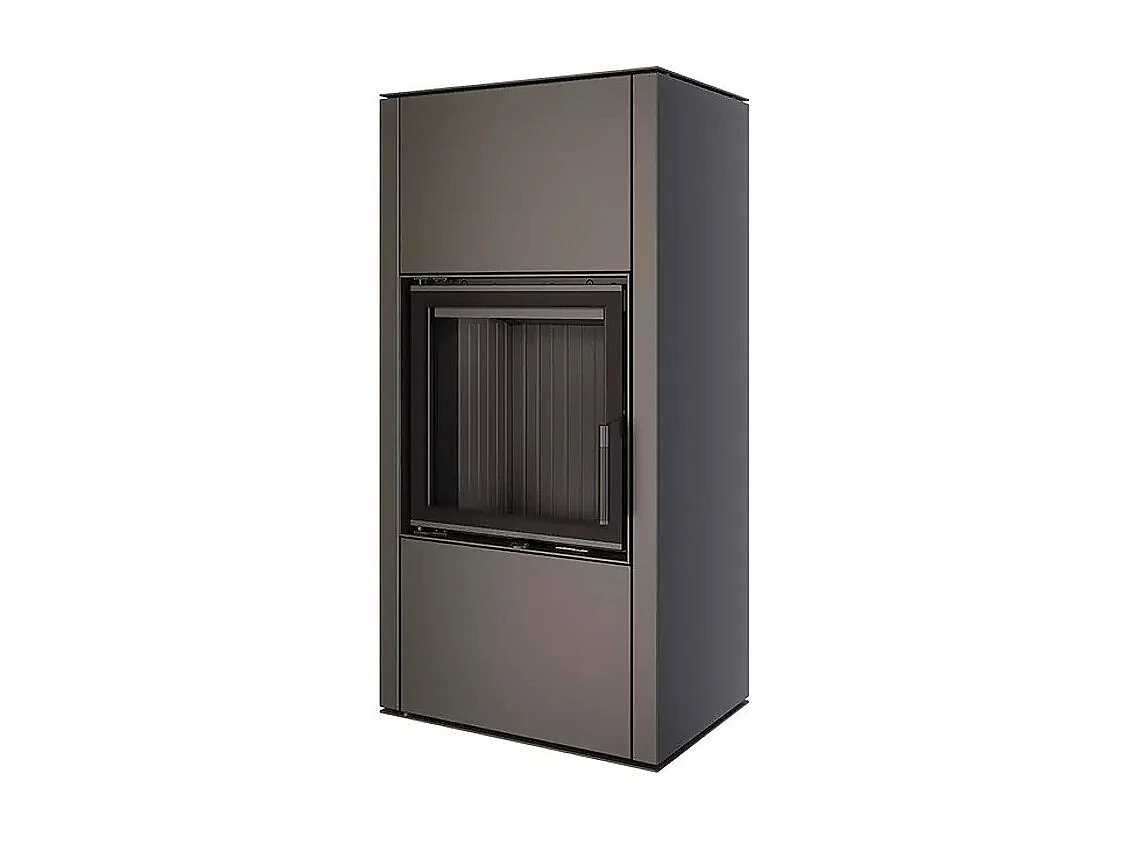 Poêle cheminée à bois - Vatra XL Noir 50x50 ECO
