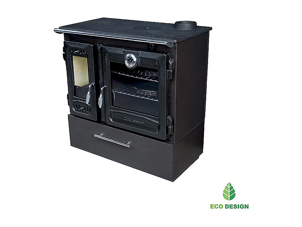 Poêle à bois autoportant avec four - Box  216