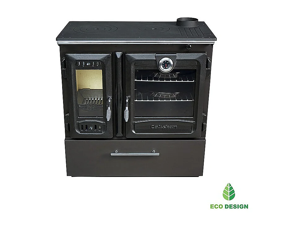 Poêle à bois autoportant avec four - Box  216