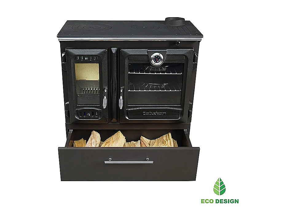 Poêle à bois autoportant avec four - Box  216