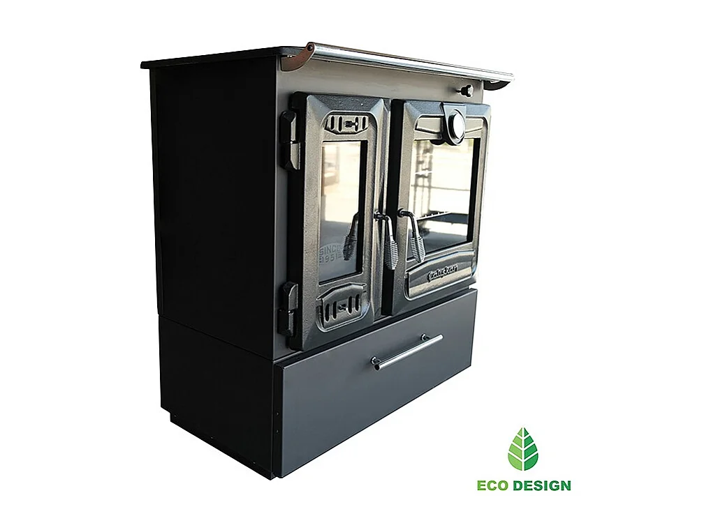 Poêle à bois autoportant avec four - Box  216
