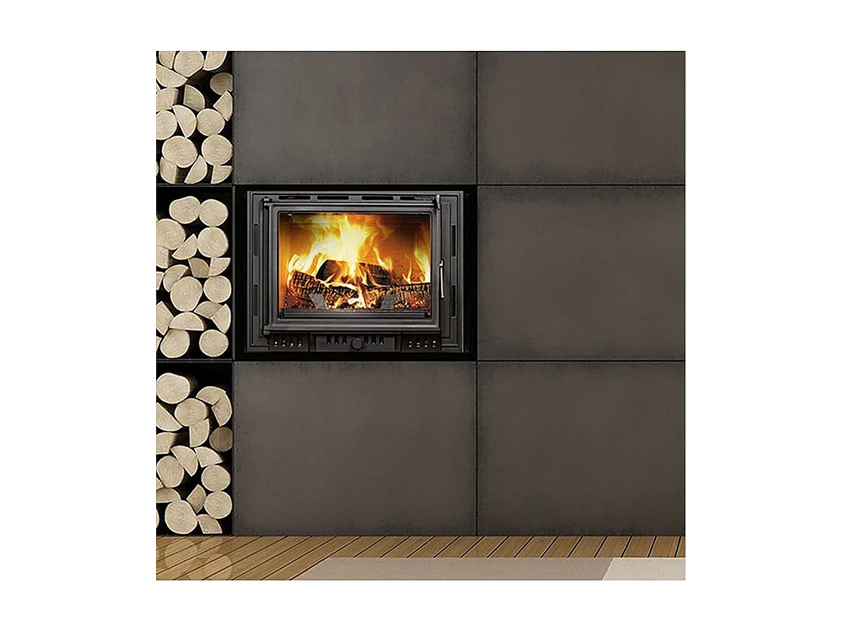Poêle à bois encastrable - W6 (10,1 KW) ECO