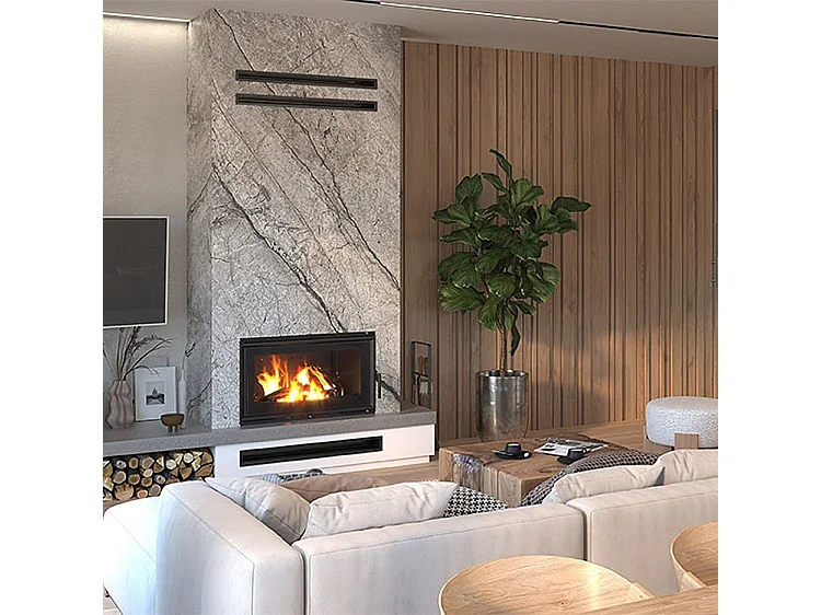Poêle à bois encastrable -  W15 (13,5 KW) ECO