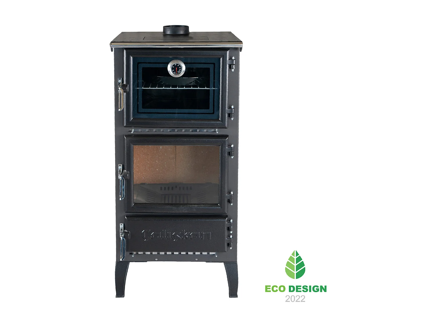 Poêle à bois autoportant avec four - Base 306