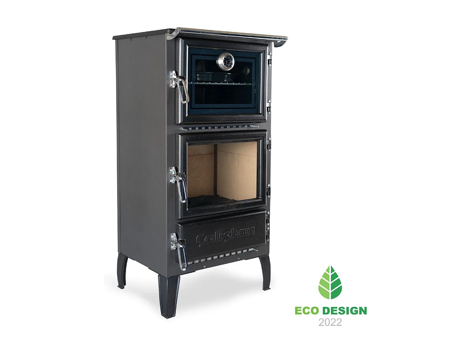 Poêle à bois autoportant avec four - Base 306