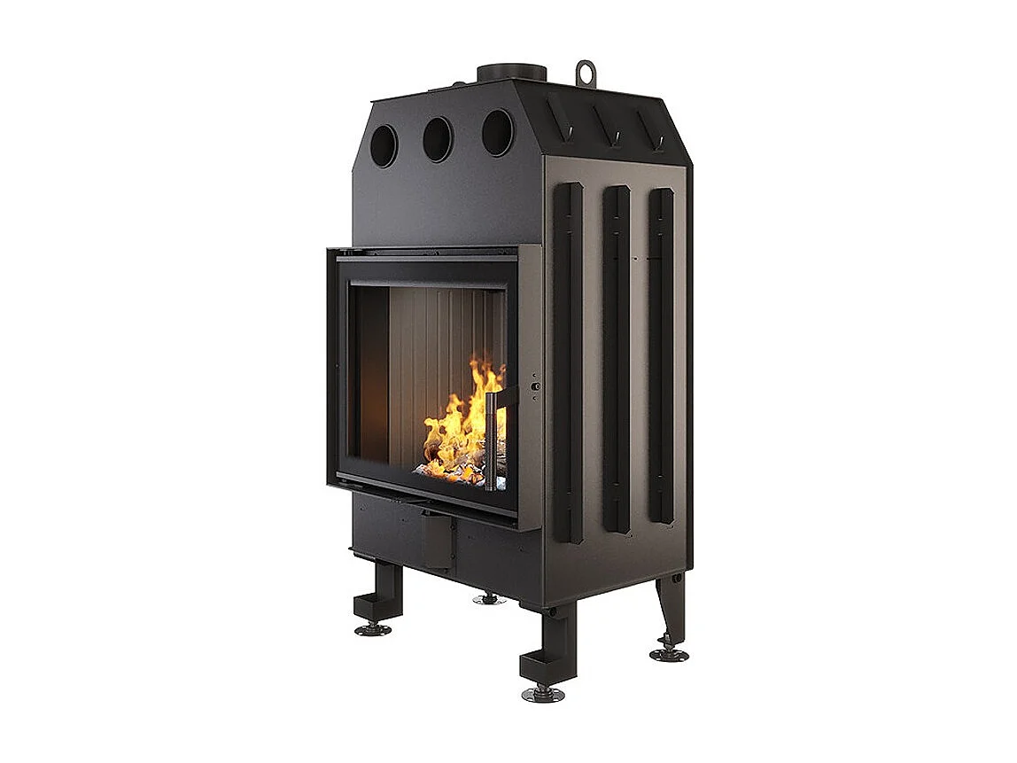 Insert de cheminée à bois Noir - Energy 60x50 (14,5 kW) ECO