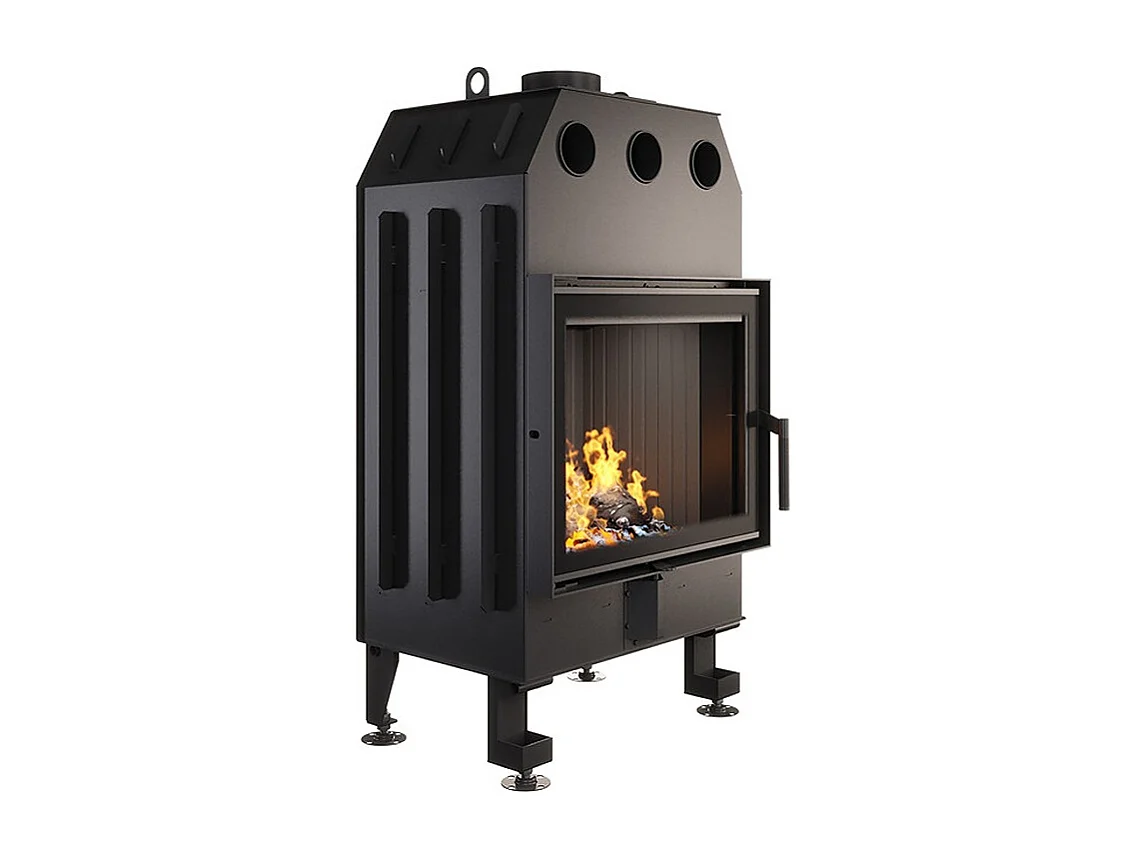Insert de cheminée à bois Noir - Energy 60x50 (14,5 kW) ECO