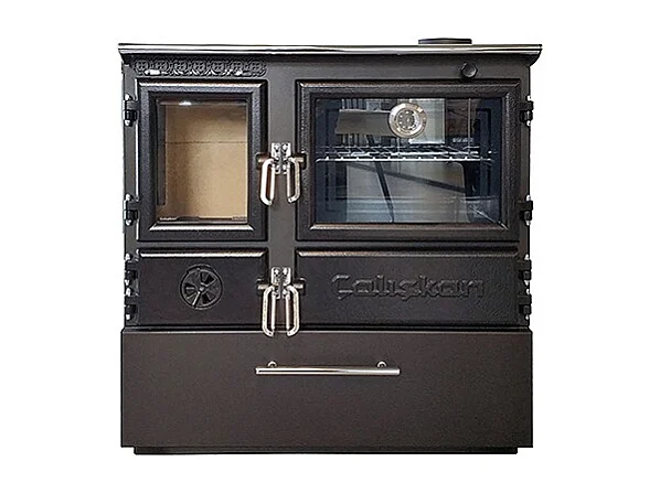 Poêle à bois autoportant avec four - 3D Box  214