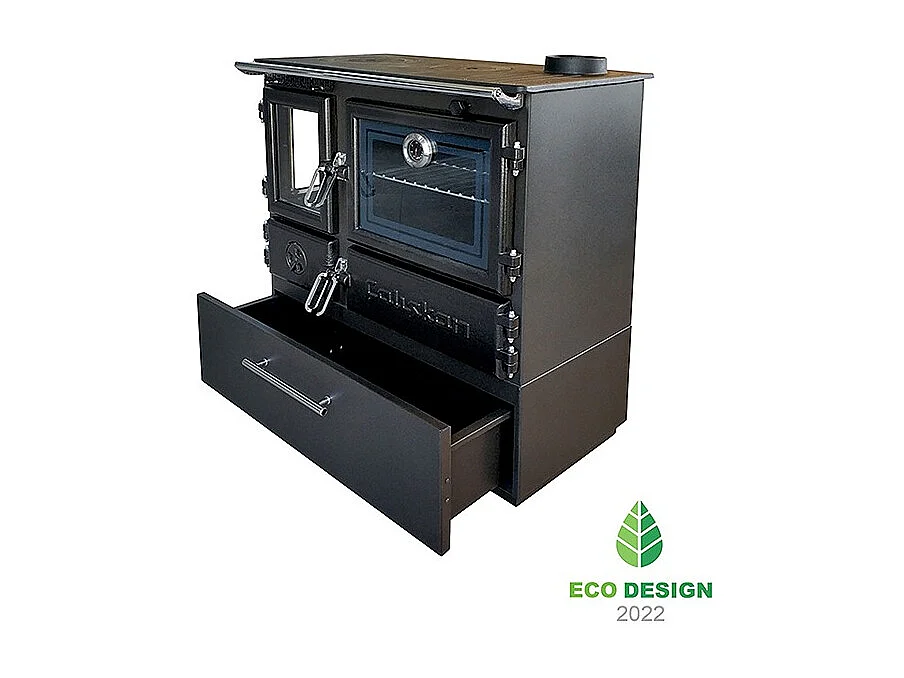 Poêle à bois autoportant avec four - 3D Box  214