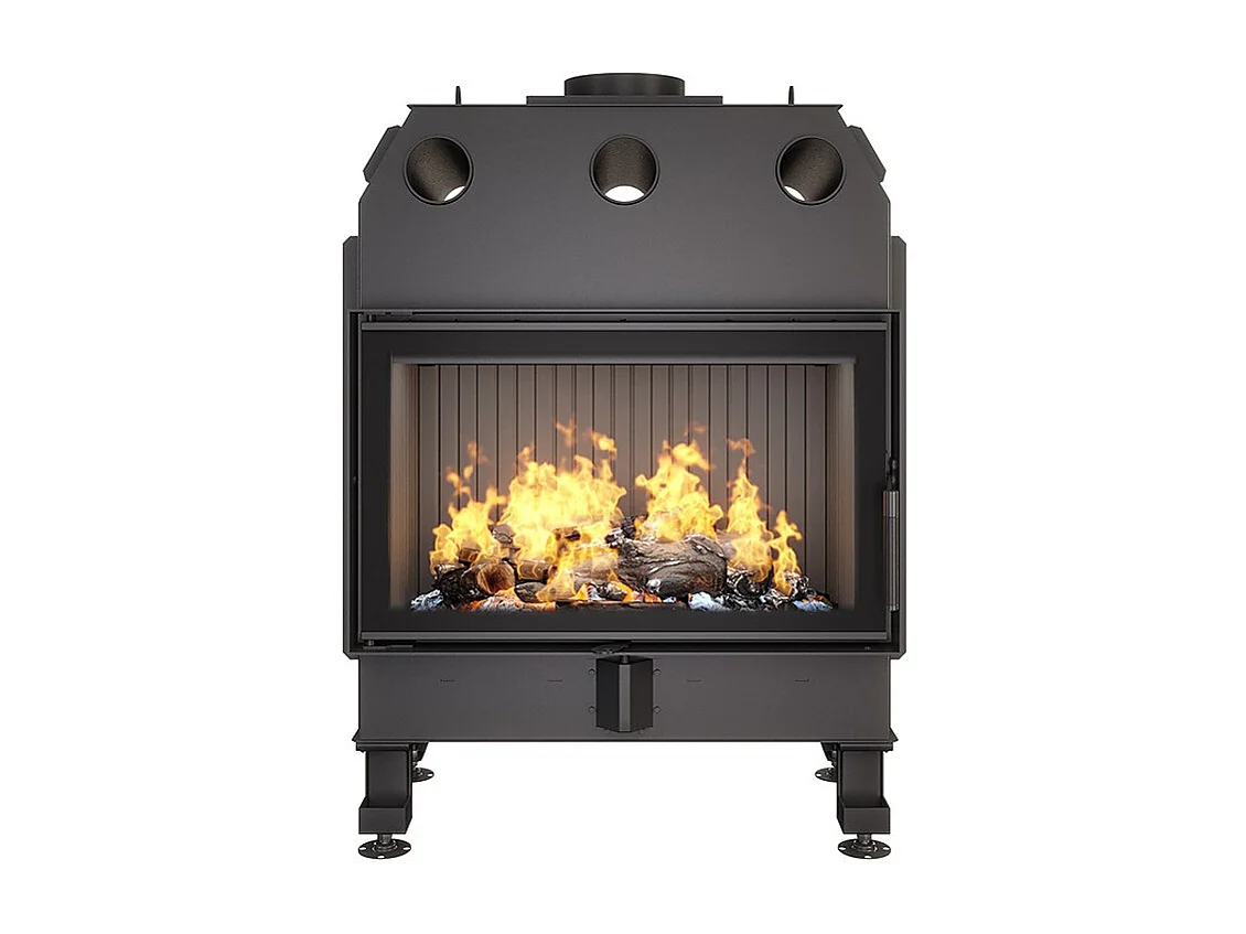 Insert de cheminée à bois Noir - Energy 80x50 (17,0 kW) ECO