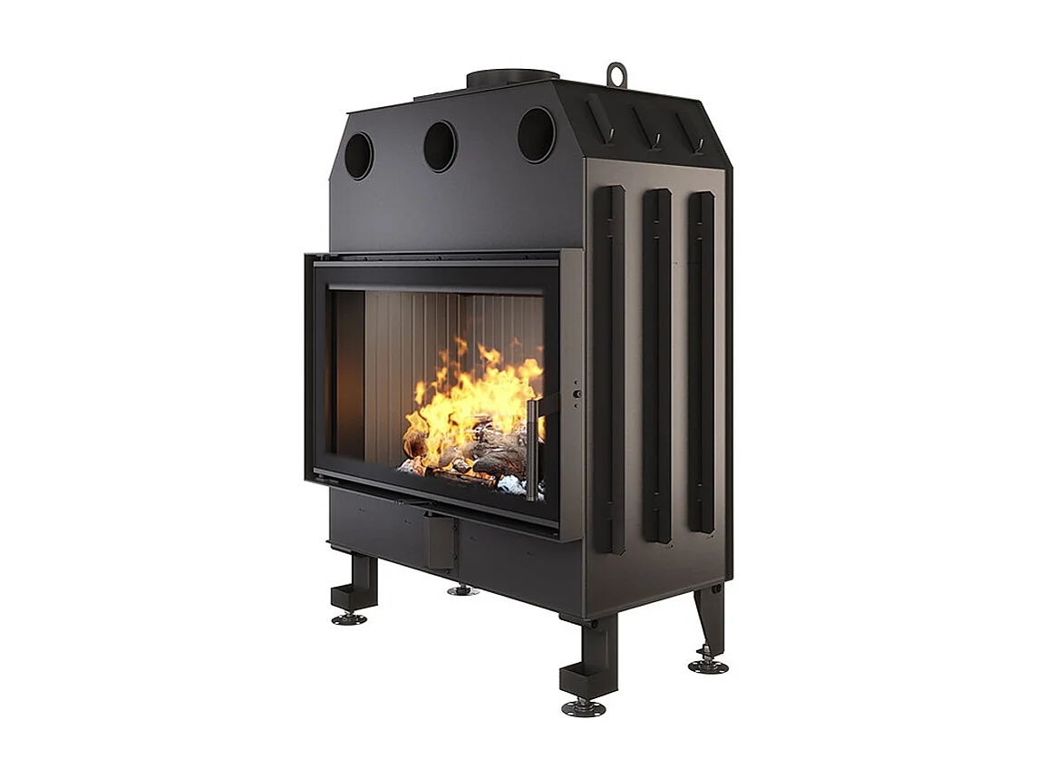 Insert de cheminée à bois Noir - Energy 80x50 (17,0 kW) ECO