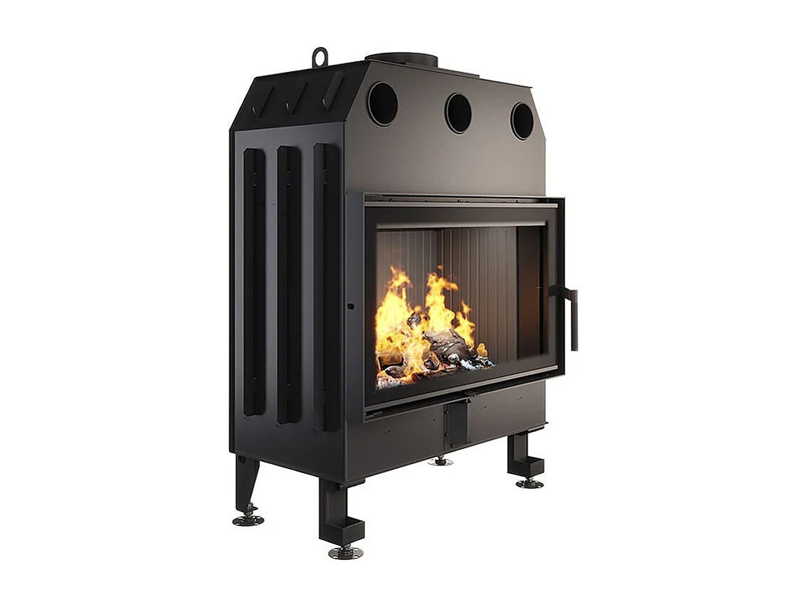 Insert de cheminée à bois Noir - Energy 80x50 (17,0 kW) ECO