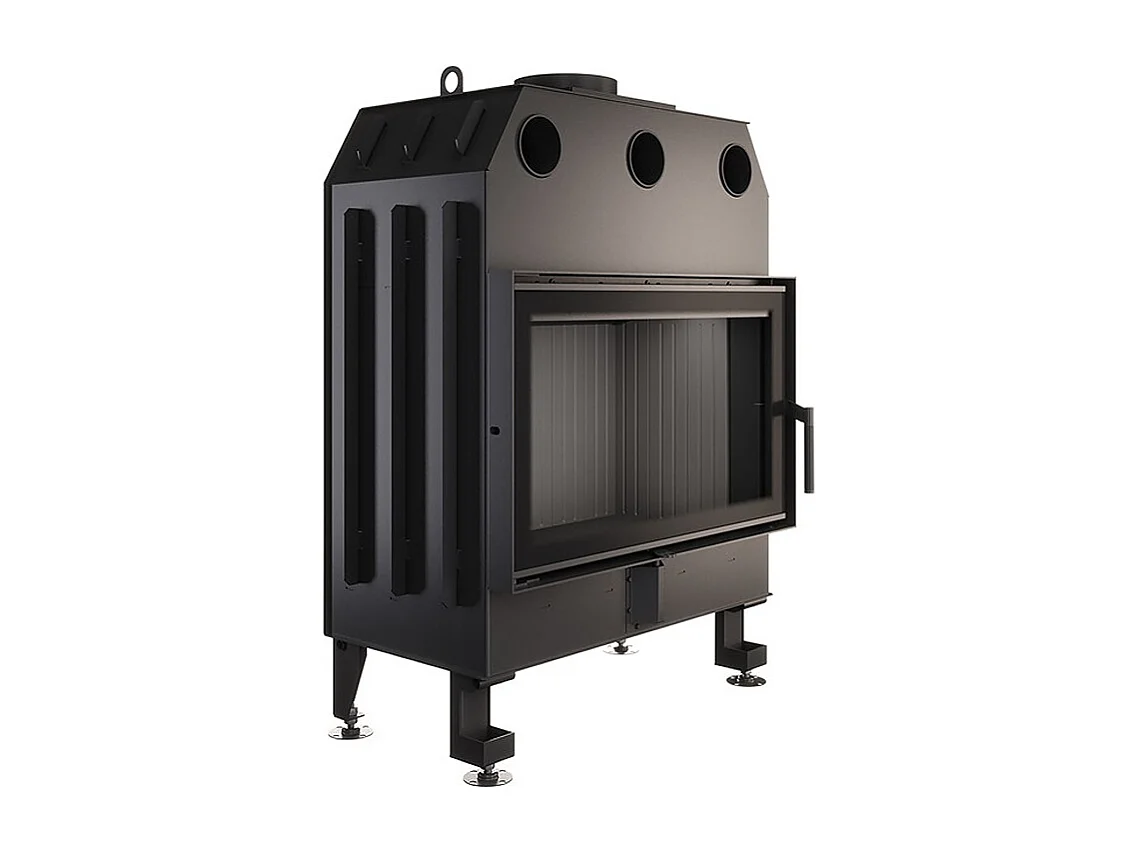 Insert de cheminée à bois Noir - Energy 80x50 (17,0 kW) ECO