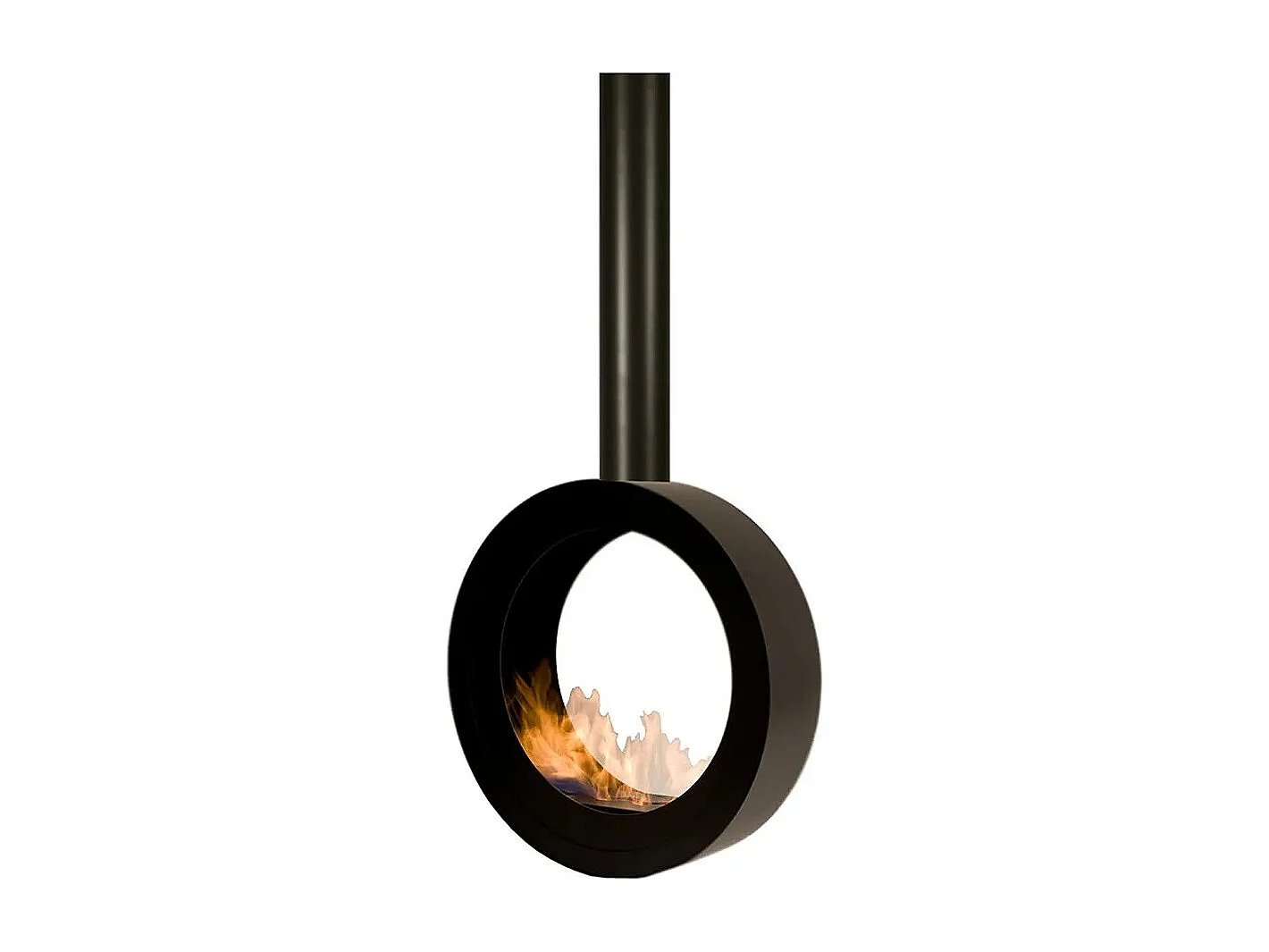 ERTA TUBE ASSYM - Bio-foyer suspendu et rotatif Couleur Noir mat