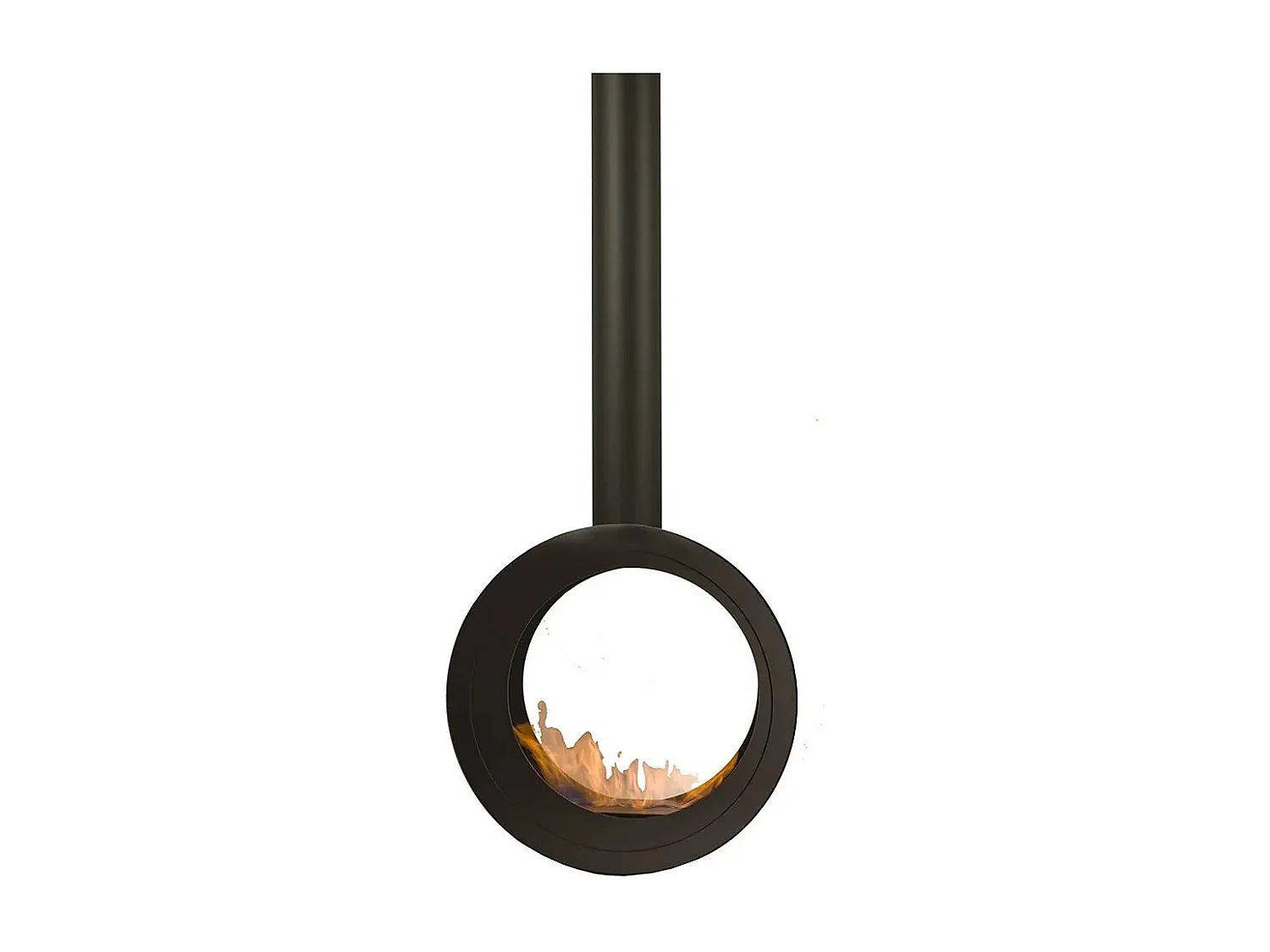 ERTA TUBE ASSYM - Bio-foyer suspendu et rotatif Couleur Noir mat