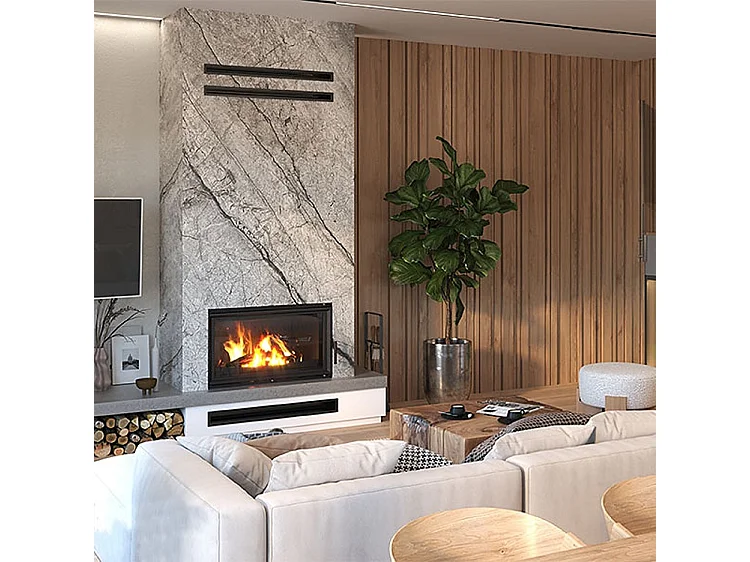 Poêle à bois encastrable -  W15 (16,3 KW) ECO
