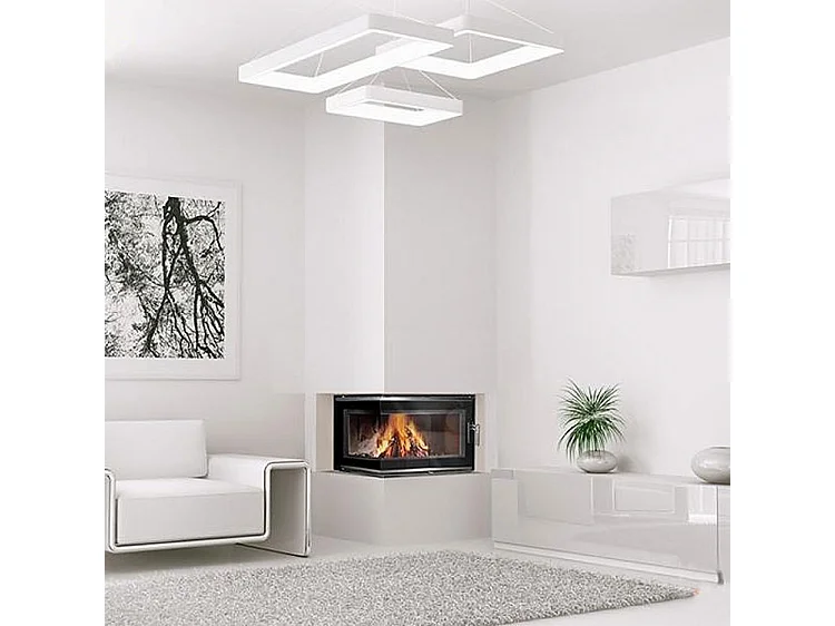 Insert de poêle à bois à ouverture gauche - W16 (13,5 kW) ECO