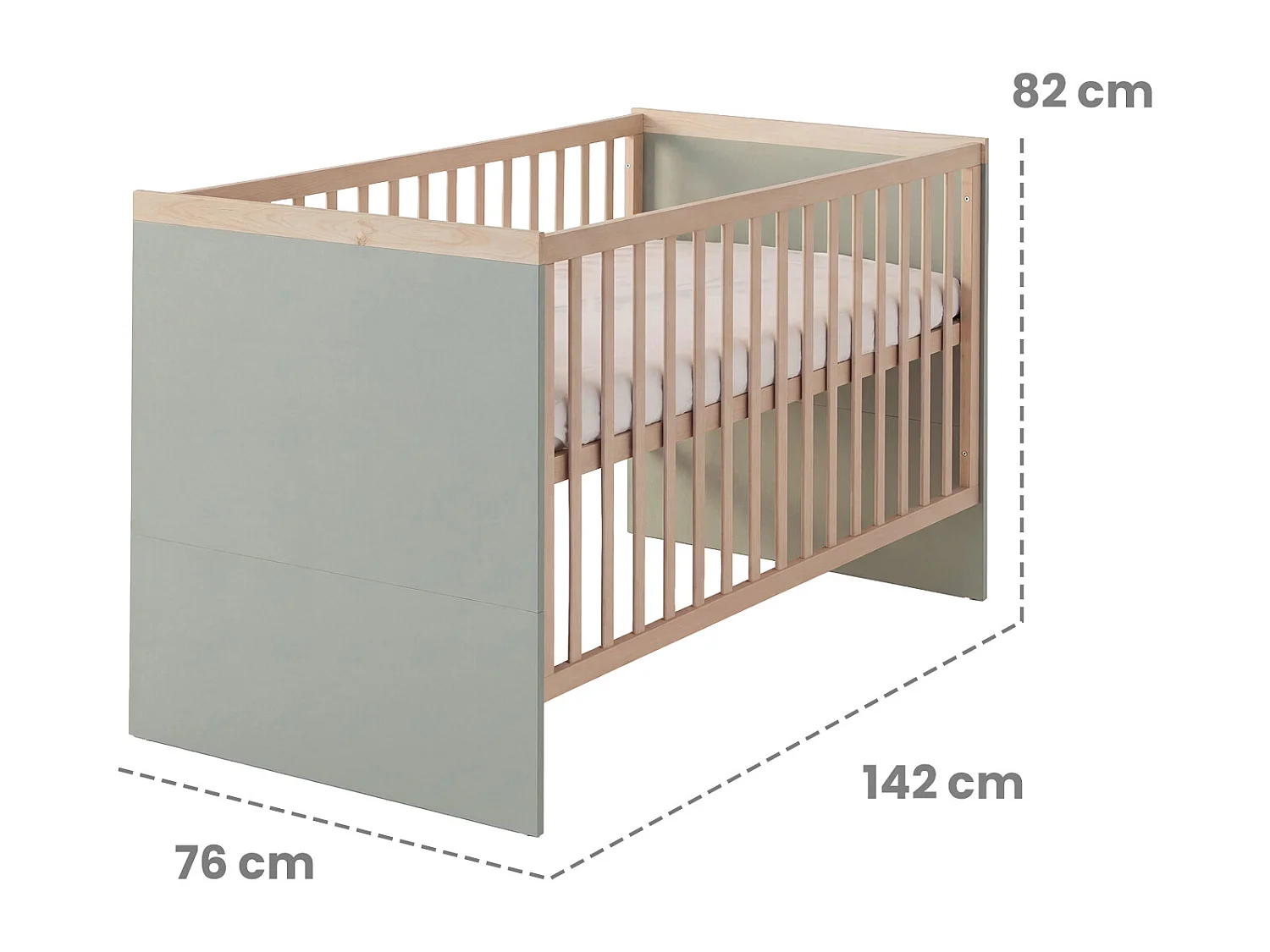 roba Lit évolutif pour enfant 70 x 140 cm Selva