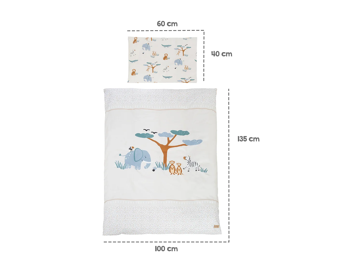 roba Ensemble lit complet 70 x 140 cm Savanna Friends I