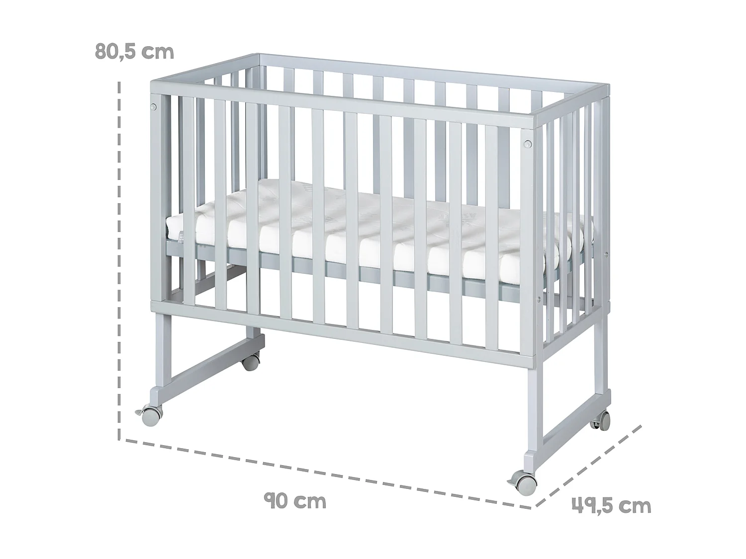 roba Wieg en aanschuifbed 3-in-1 I