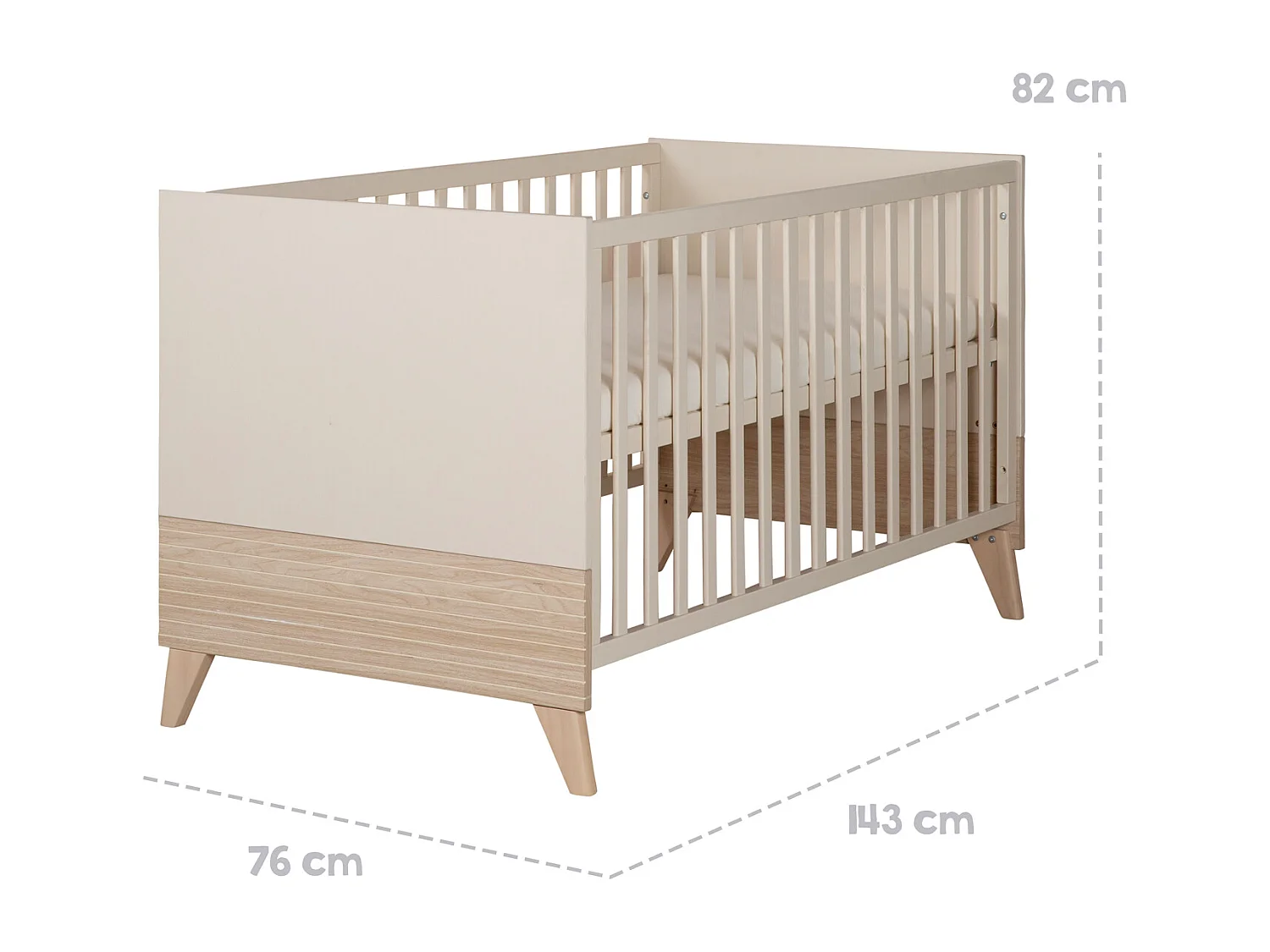 roba Kombi-Kinderbett 70x140 cm Sidney