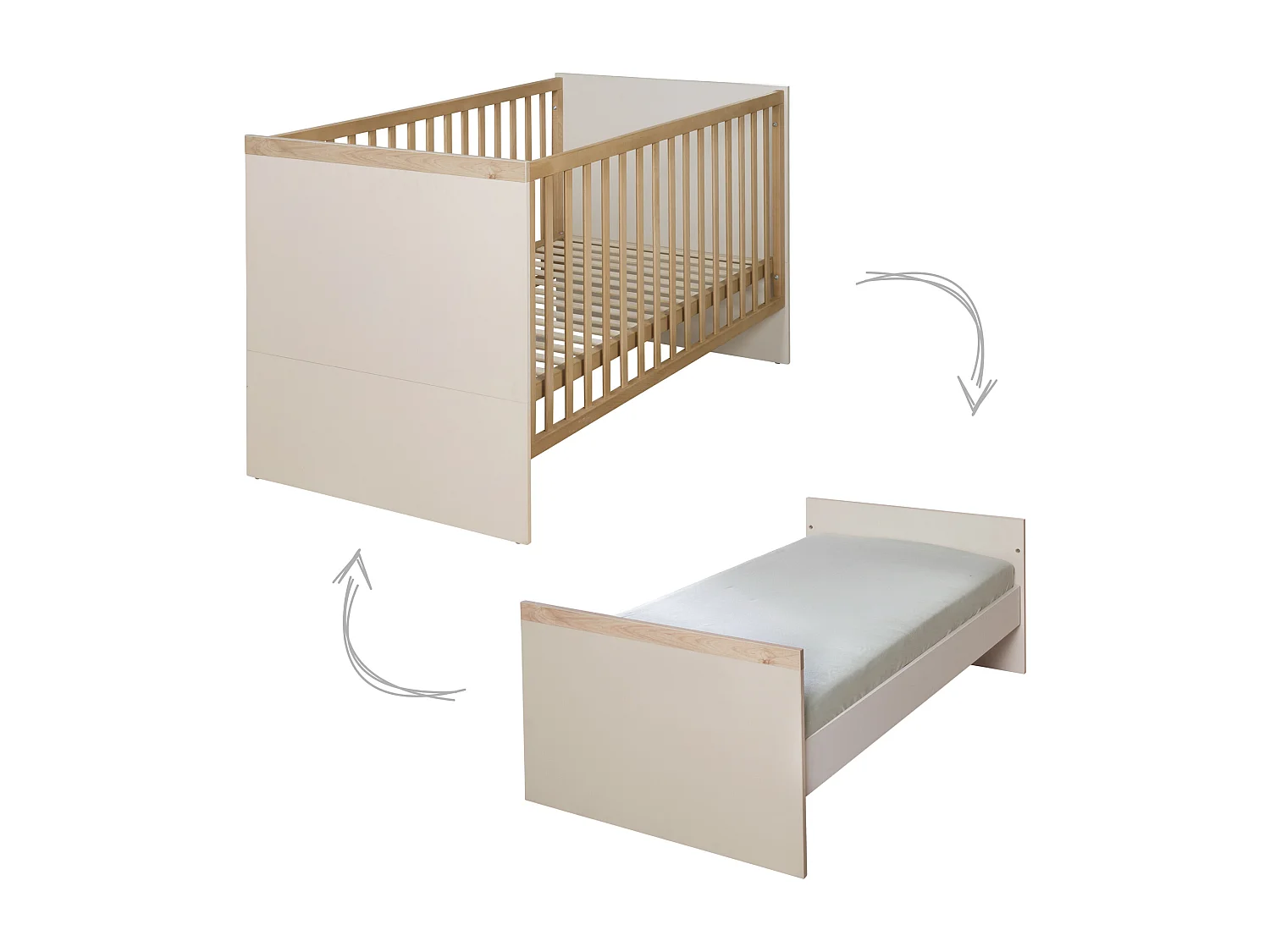 roba Lit évolutif pour enfant 70 x 140 cm Jil