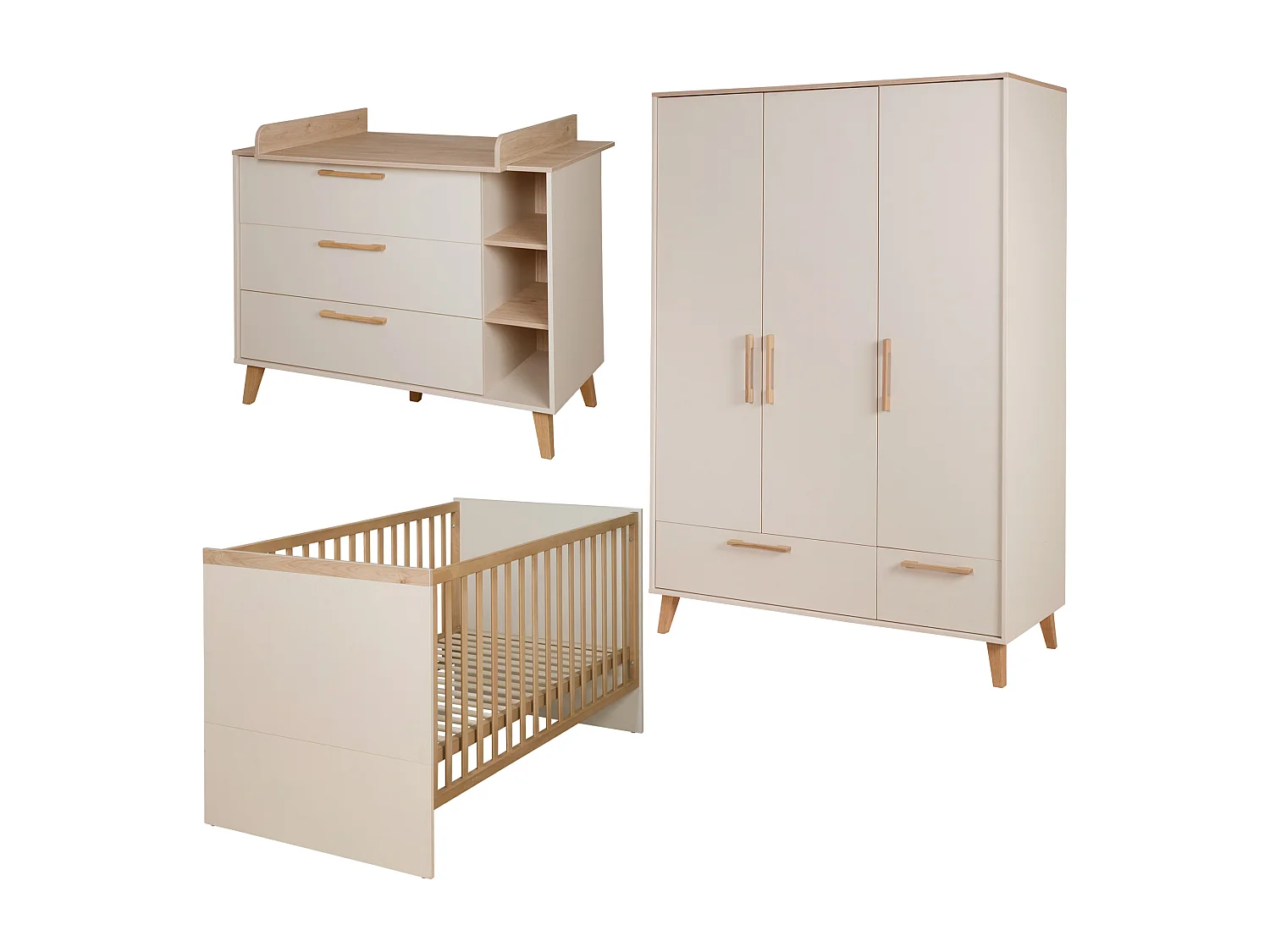 roba Ensemble de chambre bébé Caro 3 pièces (I)